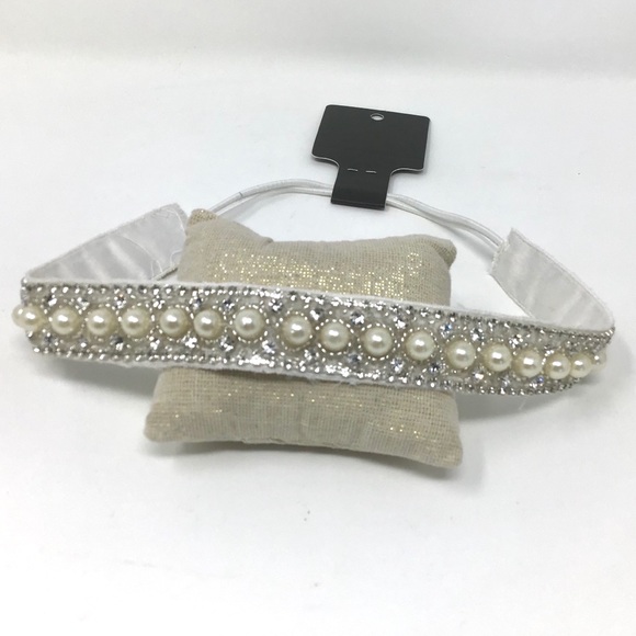 CRYSTAL BEADED BRIDAL/HEADBAND - Picture 2 of 11